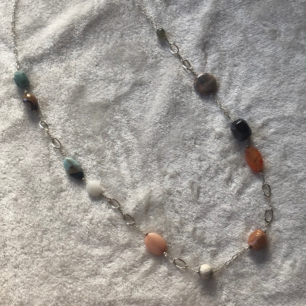 Boho Mixed Stone Necklace